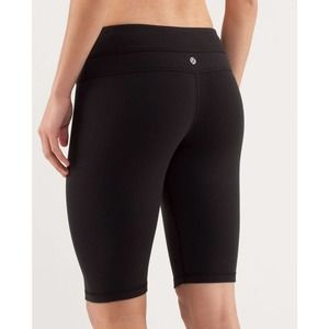 Lululemon Black Reverse Groove Shorts Tall 4